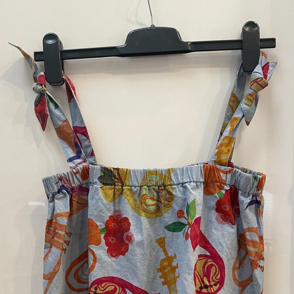 Gorman Tank Top Monica Forsberg Trumpets Chambray Tank